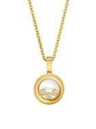 Chopard Happy Diamonds 18k Yellow Gold Pendant Necklace