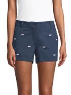 Vineyard Vines Whale Embroidered Chino Shorts