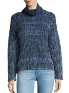 Ag Indigo Capsule Collection By Ag Quad Cotton & Wool Turtleneck Sweater