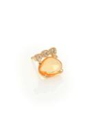 Jacquie Aiche Diamond, Orange Sapphire & 14k Yellow Gold Single Stud Earring