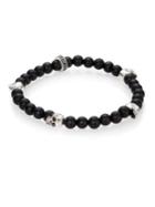 King Baby Studio Onyx Beaded Bracelet