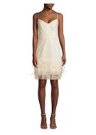 Milly Hanna Sequin & Feather Embellished Dress