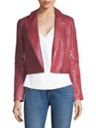 J Brand Aiah Leather Jacket