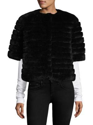 Glamourpuss Rabbit Fur Jacket