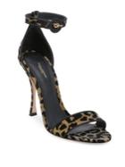 Dolce & Gabbana Leopard-print Stiletto Sandals