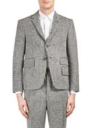 Thom Browne Slim Fit Herringbone Wool Jacket