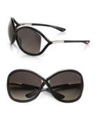 Tom Ford Eyewear Whitney 64mm Polarized Injected Sunglasses