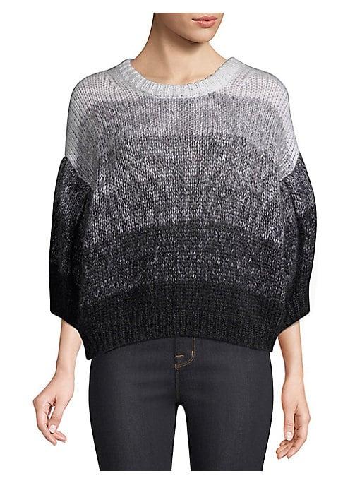 Caroline Constas Ombre Mohair-blend Sweater
