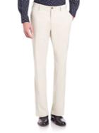 Saks Fifth Avenue Collection Flat-front Golf Pants