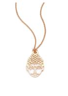Ginette Ny Mini Buddha 18k Rose Gold Pendant Necklace