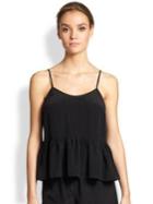 Araks Gita Ruffled Silk Cami