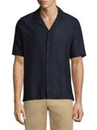 Sunspel Short-sleeve Casual Button-down Shirt