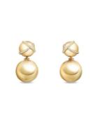 David Yurman Solari Double Drop Earring With Diamonds In 18k Gold