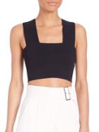A.l.c. Ali Solid Cropped Top