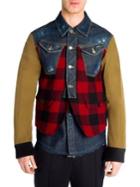 Dsquared2 Regular Mixed Checked Jacket