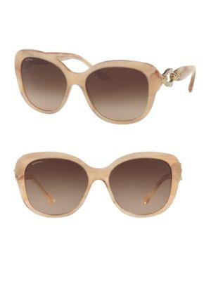 Bvlgari 57mm Square Sunglasses