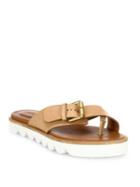 See By Chloe Tiny Buckle Leather Sandals