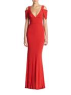 Abs Deep-v Gown