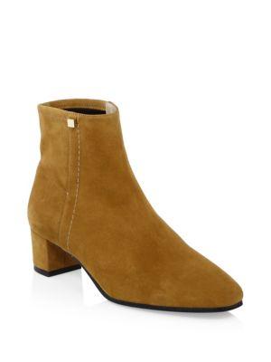 Stuart Weitzman Solo Suede Booties