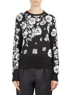 Kenzo Floral Intarsia Cotton Sweater