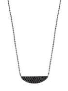 Lana Jewelry 15-year Anniversary Reckless Black Diamond Crescent Charm Necklace