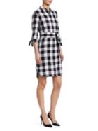 Saks Fifth Avenue Collection Checked Shirt Dress