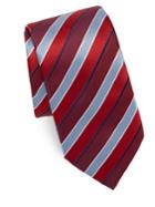 Brioni Diagonal Stripe Silk Tie