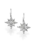 Kwiat Diamond & Platinum Star Drop Earrings
