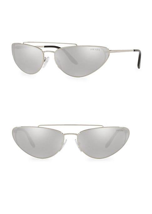 Prada 66mm Cat Eye Sunglasses