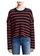 A.l.c. Portland Stripe Long Sleeve Knit Sweater