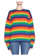 Acne Studios Wool Rainbow Stripe Sweater