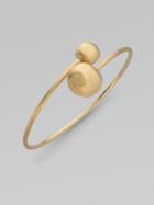 Marco Bicego Africa 18k Yellow Gold Ball Large Bypass Bracelet