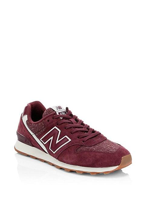 New Balance Commercial 696 Suede Knit Sneakers