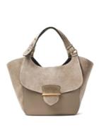 Michael Kors Collection Josie Large Suede & Leather Shopper Tote