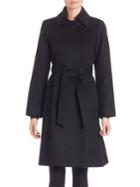Sofia Cashmere Wool & Cashmere Wrap Coat