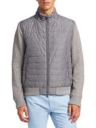 Saks Fifth Avenue Collection Mixed Media Cotton Jacket