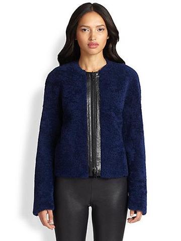 Akris Punto Reversible Shearling Jacket