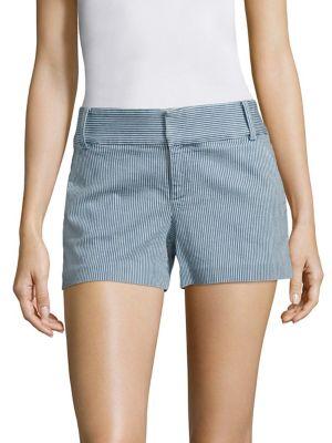 Alice + Olivia Cady Striped Shorts
