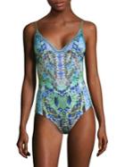 Camilla Wired V-neck One-piece Swimsuit