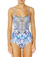 Camilla Chinese Whispers Bandeau One-piece Swimsuit