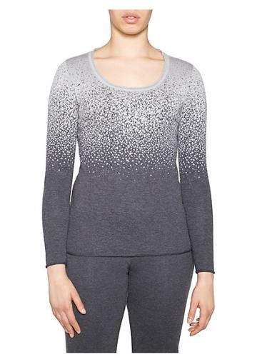 Stizzoli, Plus Size Embellished Ombre Wool Sweater
