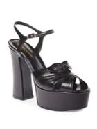 Saint Laurent Candy Leather Platform Sandals