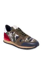 Valentino Star Rock Camouflage Running Shoes