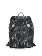 Mcm Geometric-print Backpack