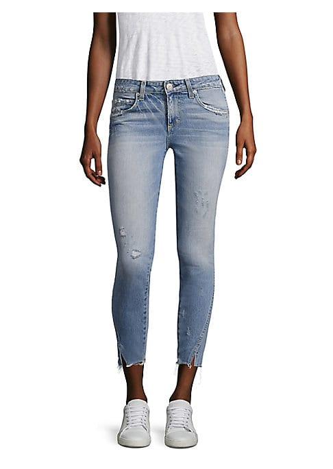 Amo Mid-rise Cropped Jeans