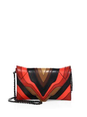 Elena Ghisellini Selina Multicolor Leather Crossbody Bag