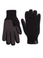 Bickley + Mitchell Faux Suede Palm Knit Gloves