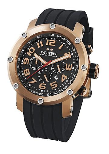 Tw Steel Grandeur Tech Rose-gold Plated Stainless Steel Chronograph Watch