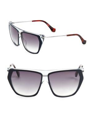 Balenciaga 58mm Square Sunglasses