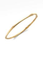 John Hardy Bamboo 18k Yellow Gold Slim Bangle Bracelet